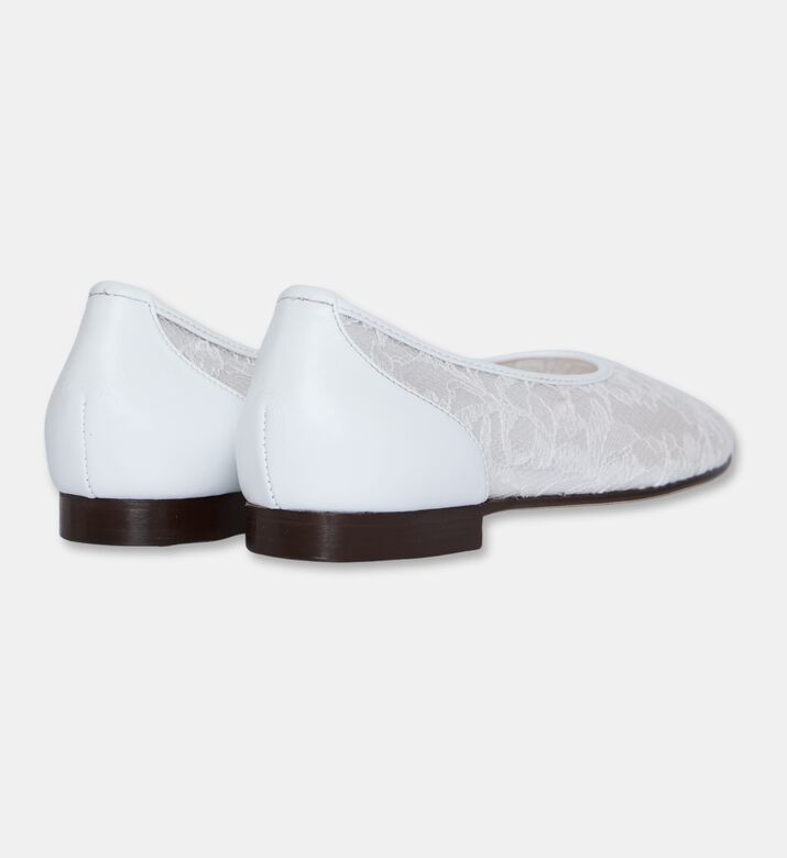 Atana Floral Lace Mesh Ballerinas, Packshot View