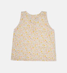 بلوزة فلور للبنات بطبعة أزهار