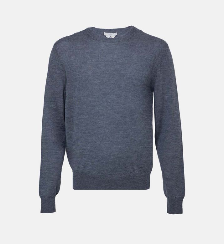 سترة ناعمة محبوكة بأساور مضلعة