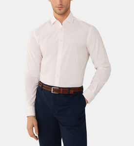 قميص بوبلين قطني مطاطي