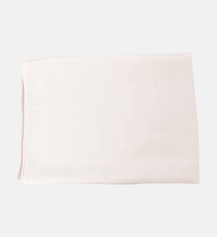 Edward Achour Paris Gradient Rectangular Scarf, Ivory, Packshot View Edward Achour Paris Gradient Rectangular Scarf, Ivory, Packshot View