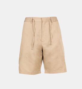 Drawstring Waist Chino Shorts