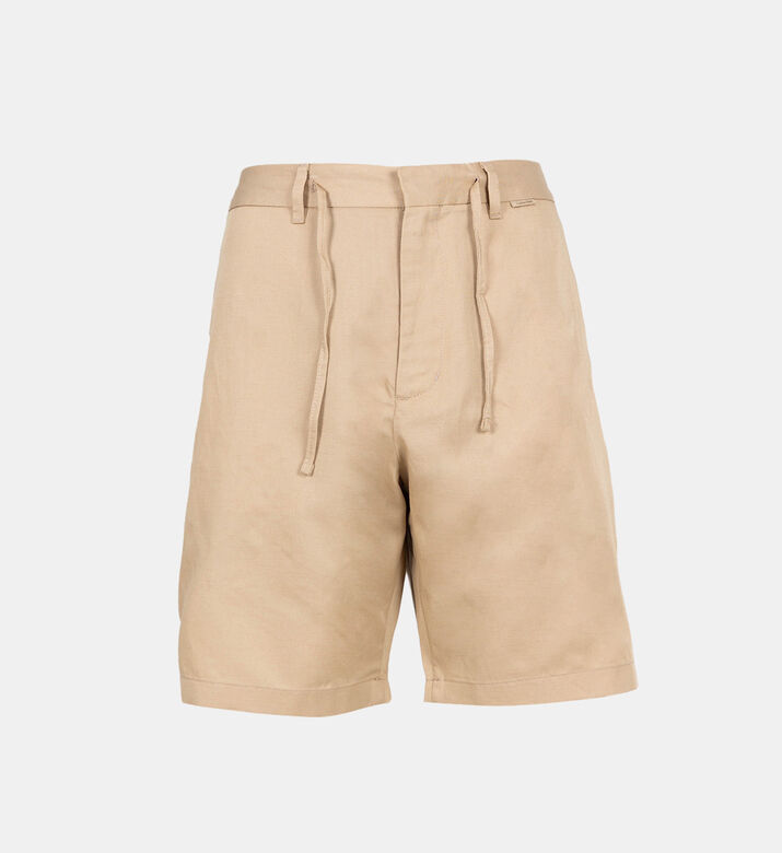 Drawstring Waist Chino Shorts