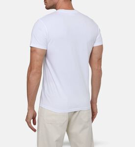 Maison Labiche Popincourt Skier-embroidery T-shirt, Model View