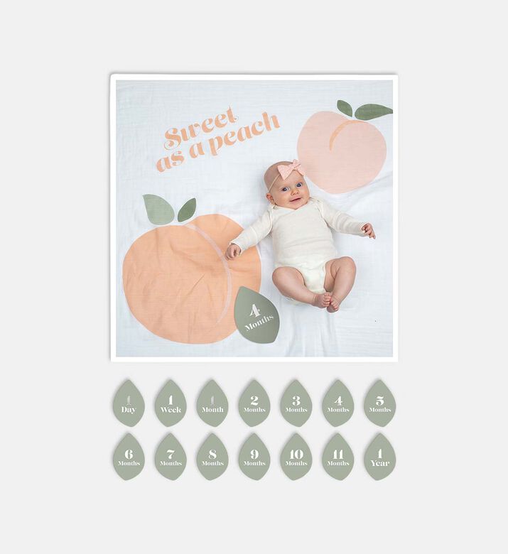 Lulujo Blanket Sweet As A Peach, Packshot View