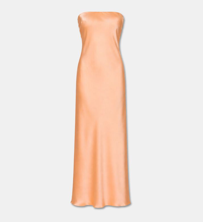 Forte-Forte Satin Sleeveless Flared Dress, Packshot View