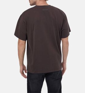 تيشيرت بياقة دائرية وطباعة غرافيكية