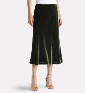 Luisa Spagnoli Fonduta A-line Midi Skirt, Model View