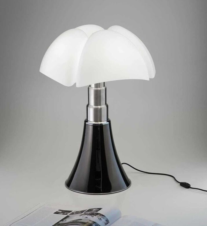 Martinelli Luce Pipistrello E14 Led Bulb Table Lamp, Black, Packshot View