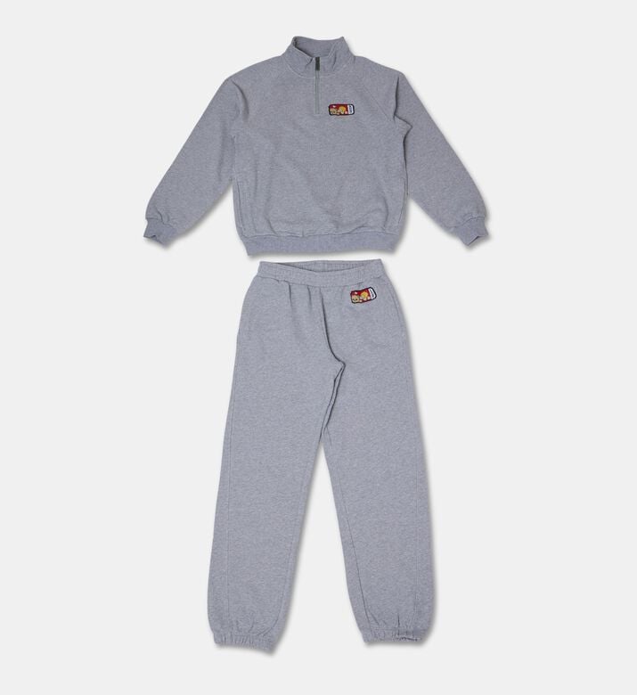 Moschino Kids Quarter-zip Sweatshirt Joggers Set, Packshot View
