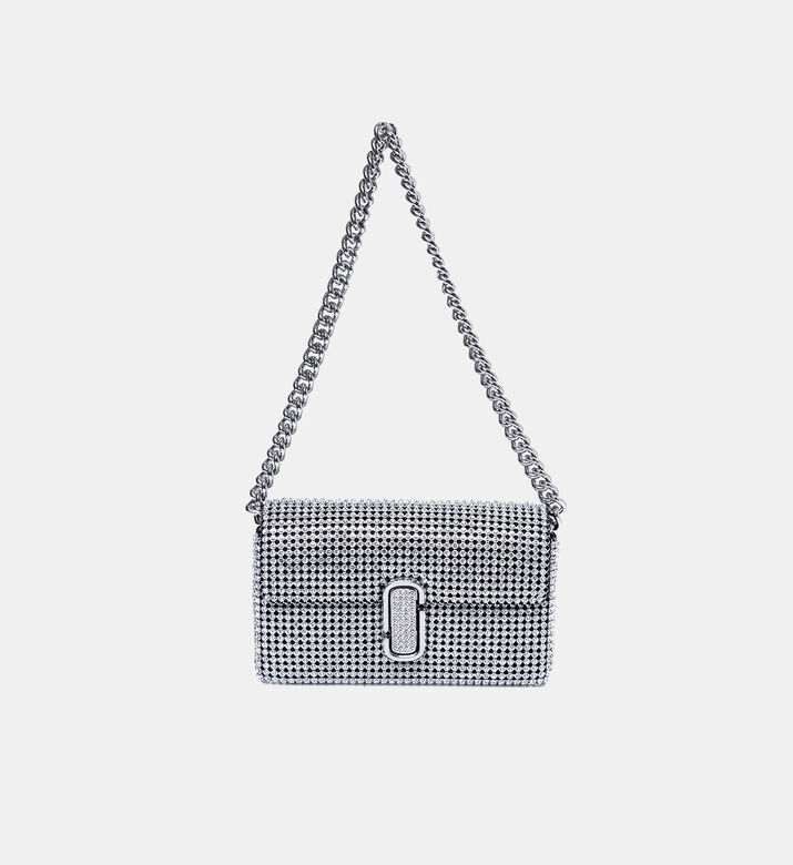 حقيبة كتف صغيرة بحجر الراين