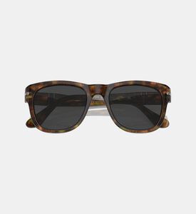 نظارة شمسية مربعة بعدسات كريستالية بإطار كامل – 55