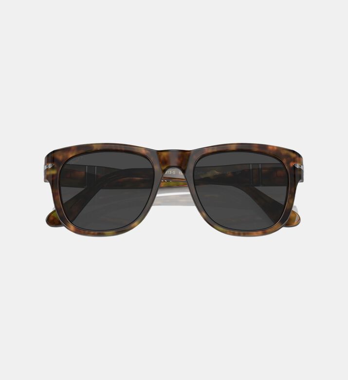 نظارة شمسية مربعة بعدسات كريستالية بإطار كامل – 55