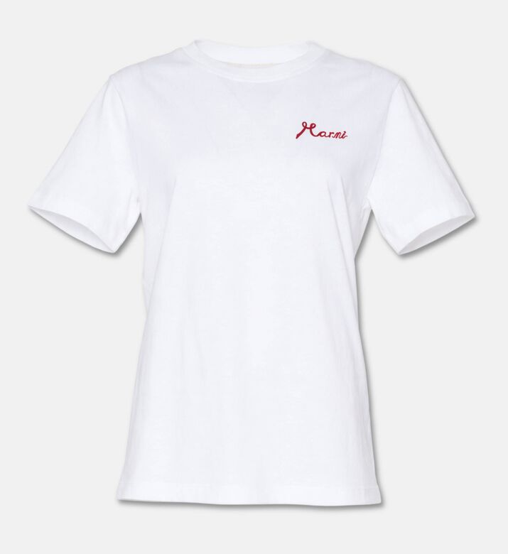 Marni Logo-print Short-sleeve T-shirt, Packshot View