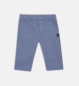 بنطال بقصة عادية وجيوب جانبية