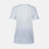 Fendi Cotton Logo-embroidery T-shirt Preowned