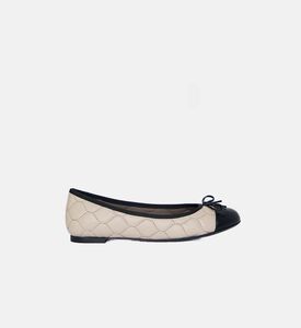 حذاء باليه كلاسيكي مبطن