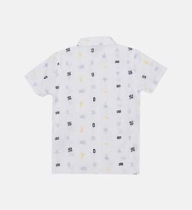 Logo-embroidery Short-sleeve Shirt Logo-embroidery Short-sleeve Shirt