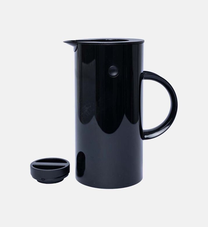 Stelton Em77 Insulated Glass Vacuum Jug, Black, 500-ml, Packshot View
