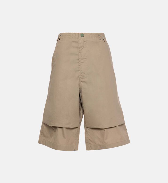 شورت قطن فضفاض بنقشة نمر وتنين