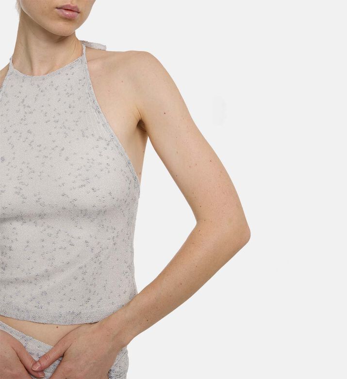 Imber Speckled Slim-fit Top