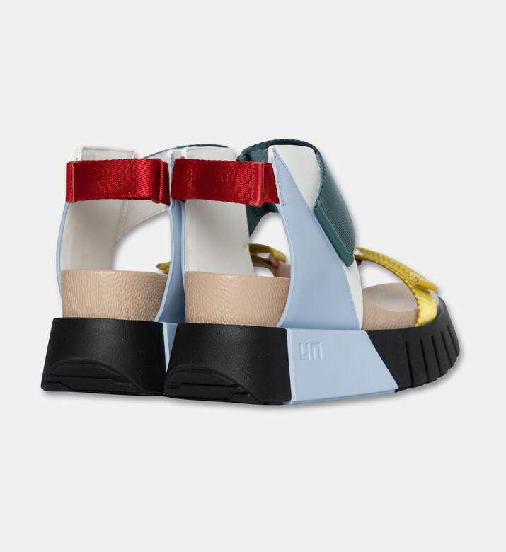 UN United Nude Cow Leather Wedge Heel Sandalssma, Light-blue, Eu-37, Packshot View