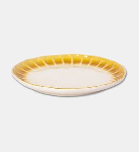 Home Deco and More Stoneware Organic-shape Desert Plate, Packshot View