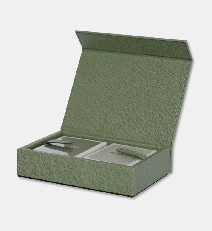 Pinetti Playing Cards Holder, Green, Packshot View