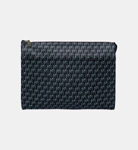 Maya.M Vegan Leather Monogram Laptop Pouch, Packshot View