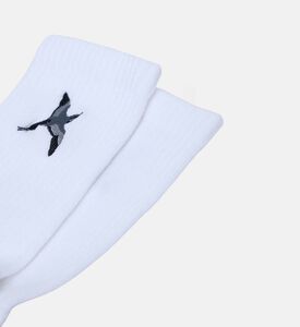 Axel Arigato Embroidered Bird Logo Ribbed Socks, Packshot View