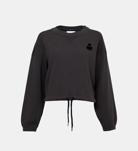 Margo Logo-print Cropped Sweatshirt