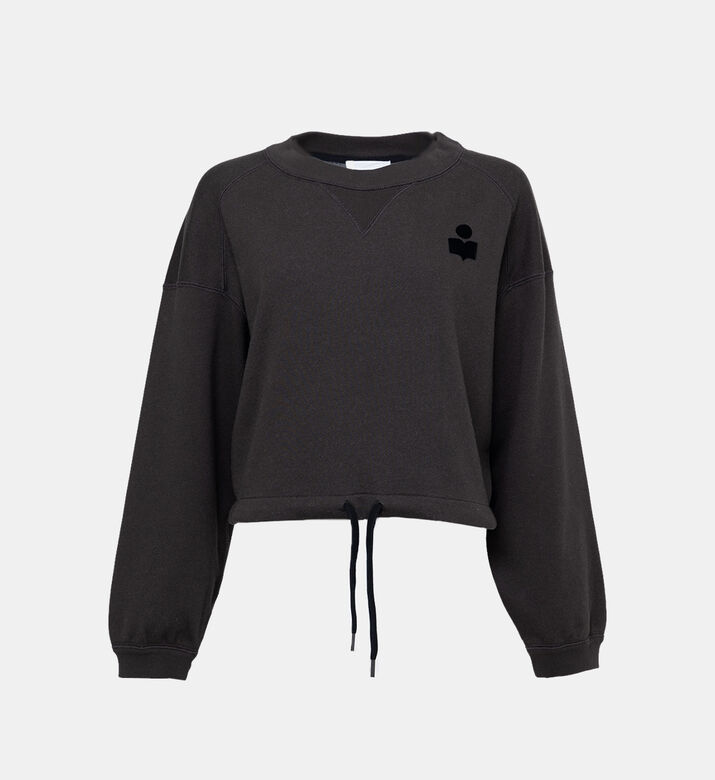 Margo Logo-print Cropped Sweatshirt