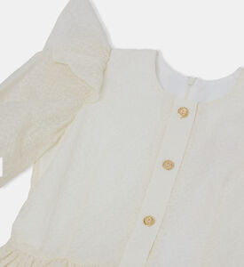 فستان واسع بإغلاق أزرار