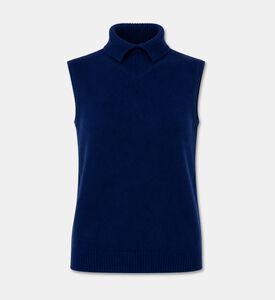 Jil Sander Wool Knit Gilet, Dark-violet, 40, Packshot View