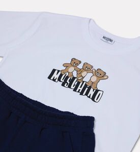 Moschino BKT Bear Printed 2-piece Short Set, Packshot View