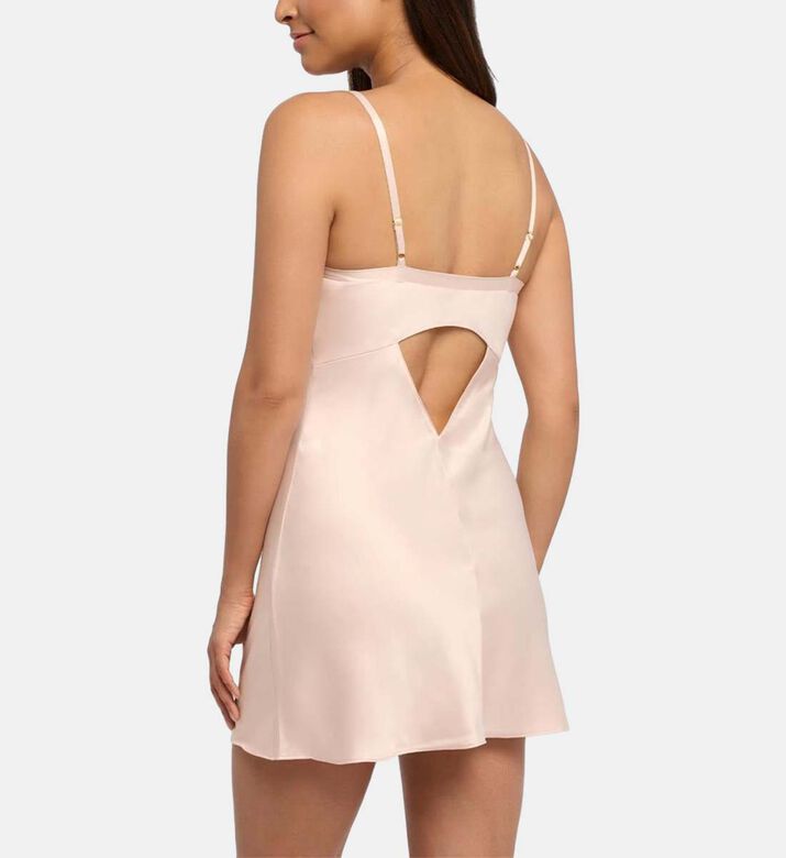 V-neck Feather Trim Cover-up