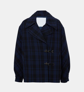 Plaid Double-breasted Jacket Plaid Double-breasted Jacket