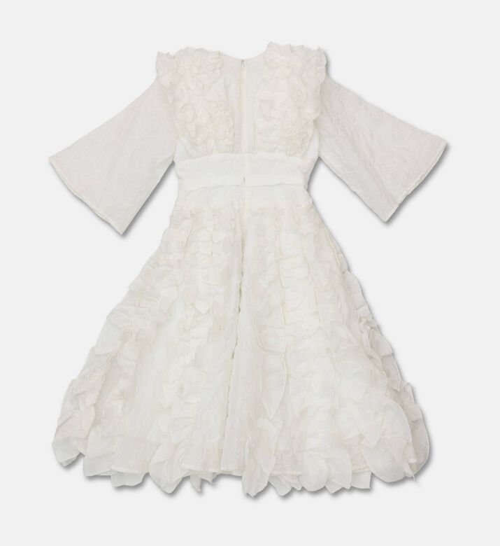 Poca and Poca Short Bell Sleeves Flared Dress, Packshot View