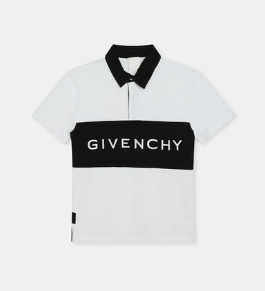 Short-sleeved Two-tone Polo