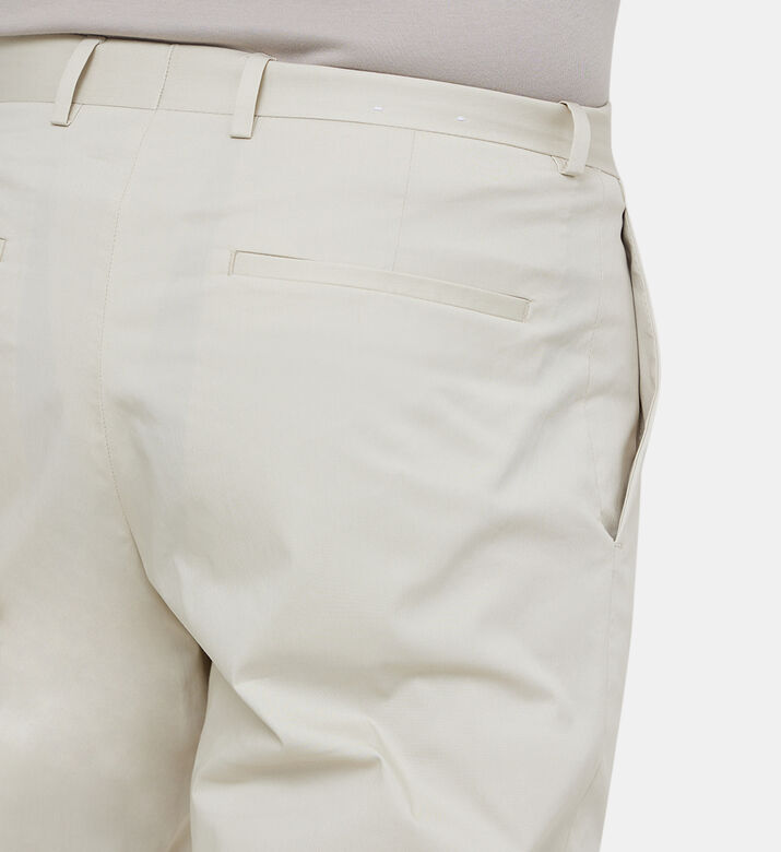 بنطال بدلة قطني ملائم للجسم