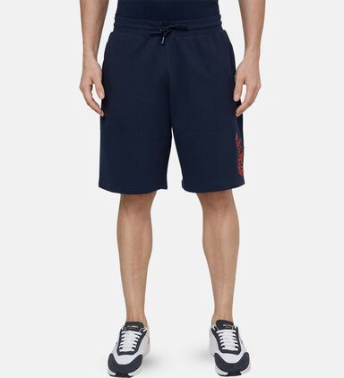 Cotton Side Logo Bermuda Sweatshorts