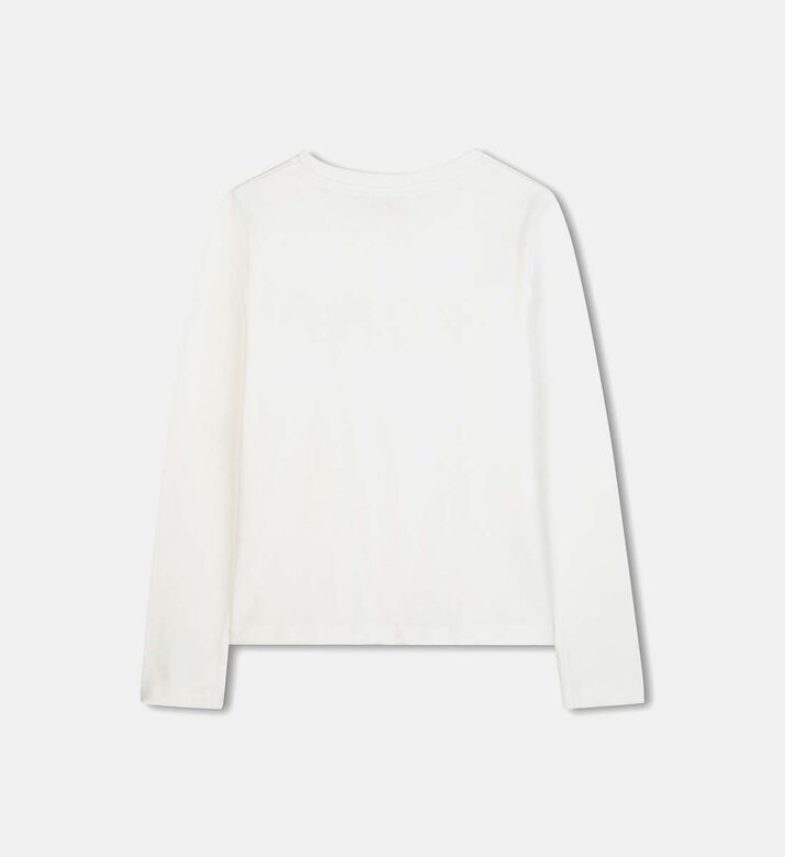 تيشيرت مزين بأزرار ذهبية