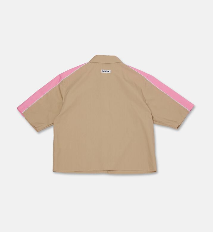 M S G M Stripe-print Button Closure Shirt, Packshot View