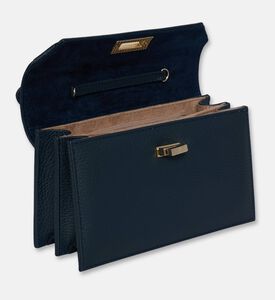 Maya.M Glam Leather Square Bag, Navy, Packshot View