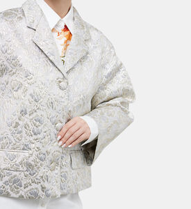 جاكيت قصير بصف أزرار