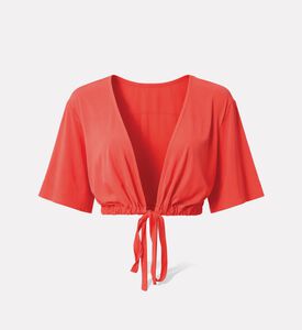 LIVE! V-neck Draped Wide Blouse, Packshot View
