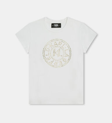 Girl Rhinestone Organic T-shirt