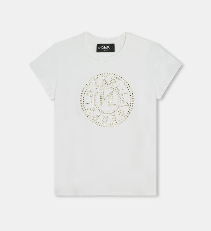 Girl Rhinestone Organic T-shirt