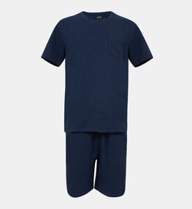 طقم بيجامة بشورت قصير قطن عضوي