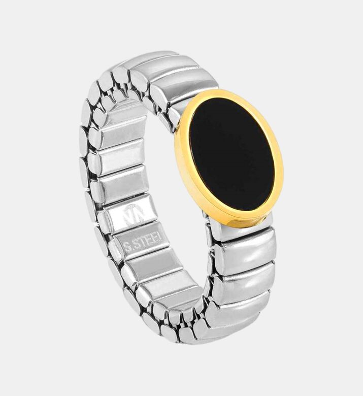 Dark Oval Stone Ring